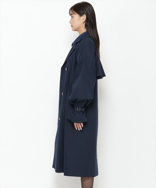 POLO ネイビー トレンチコート チェックライニング REDYAZEL（レディアゼル）の「チェックライニングトレンチコート