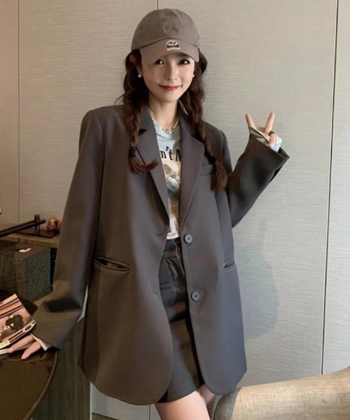 セール】バッグデザイン オーバーサイズ テーラードジャケット