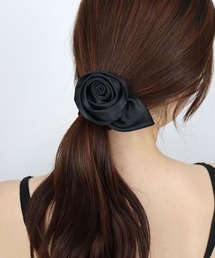 CEMONEMO | サテン ローズ シュシュ(シュシュ)