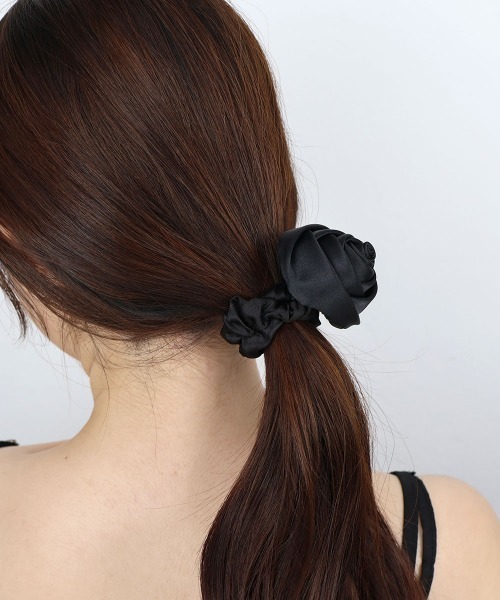 セール】サテン ローズ シュシュ（シュシュ）｜CEMONEMO（セモネモ）の