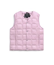 ニット」に該当するダウンベスト（ピンク/桃色系）ファッション通販