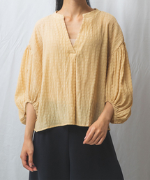 NARACAMICIE | 【EC限定】ふくれジャガードバルーンブラウス(シャツ/ブラウス)