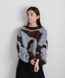 select MOCA | ニュアンス柄シャギーニット(ニット/セーター)