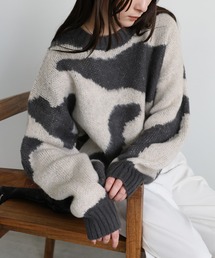select MOCA | ニュアンス柄シャギーニット(ニット/セーター)
