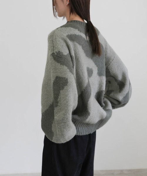 【フォックスカシミヤ】C'EST MOIJE セモアージュニットシャギー　グレー 20%OFF 会員価格適用外】日本製 カシミヤ カシミア 100％ フード付