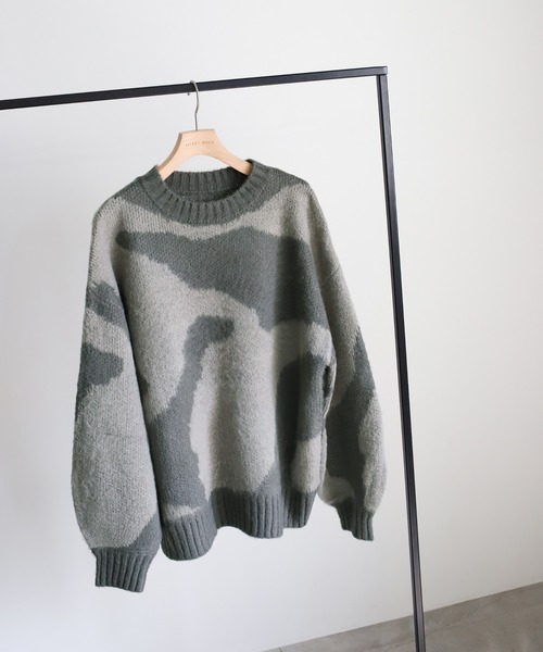 select MOCA(セレクトモカ)の「ニュアンス柄シャギーニット(ニット/セーター・レディース・ブラウン/ブルー/グレー/ピンク/チャコールグレー・FREE)」の17枚目の写真