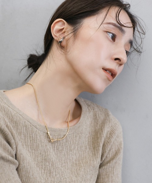 ニュアンスメタルフックネックレス（ネックレス）｜select MOCA