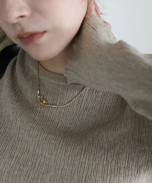 ニュアンスメタルフックネックレス（ネックレス）｜select MOCA
