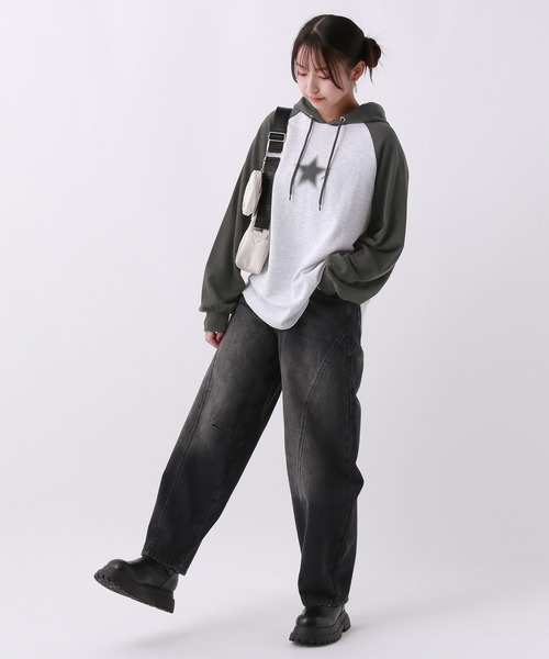 バレルレッグデニムパンツ（デニムパンツ）｜repipi armario（レピピ アルマリオ）