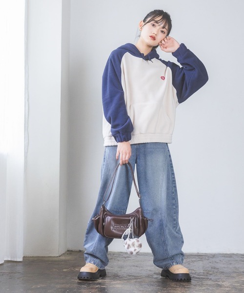 バレルレッグデニムパンツ（デニムパンツ）｜repipi armario（レピピ アルマリオ）