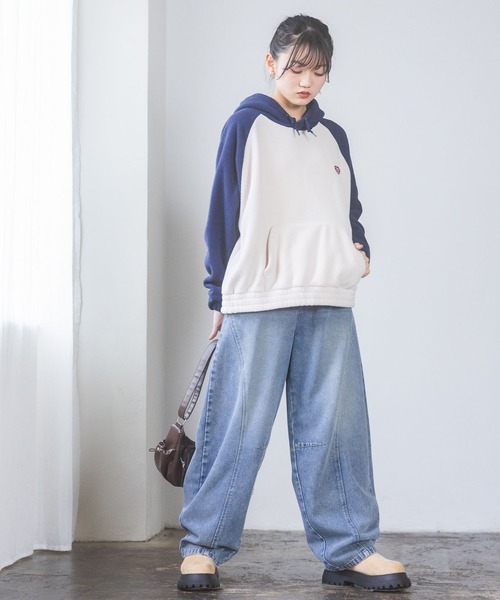 バレルレッグデニムパンツ（デニムパンツ）｜repipi armario（レピピ アルマリオ）