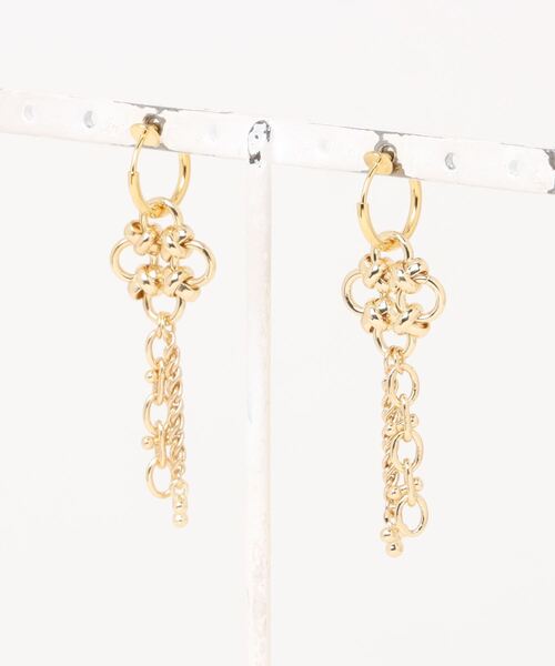 COLONY 2139（コロニートゥーワンスリーナイン）の「チャイナボタン風イヤリング（イヤリング・レディース・ゴールド/シルバー・FREE）」の13枚目の写真