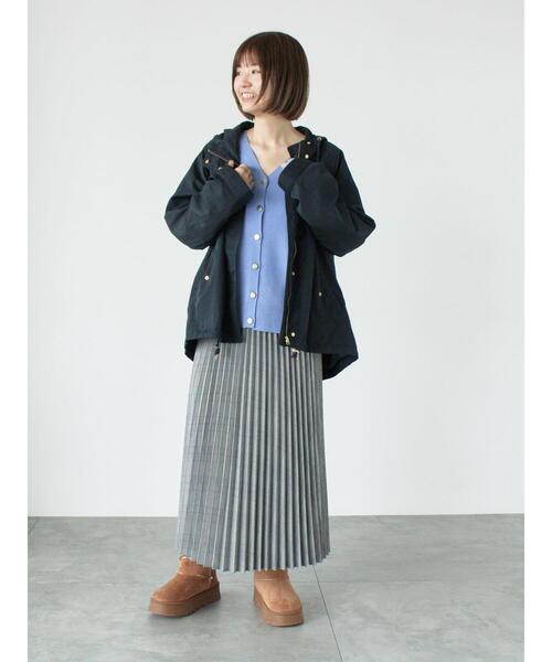 Lugnoncure(ルノンキュール)の「【選べる着丈】無地/柄アソートプリーツスカート(スカート・レディース・ブラック/グレー/ネイビー/チャコールグレー/ブラウン・フリー(L)/フリー(M))」の11枚目の写真