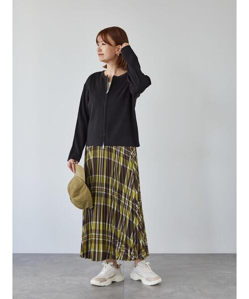 Lugnoncure(ルノンキュール)の「【選べる着丈】無地/柄アソートプリーツスカート(スカート・レディース・ブラック/グレー/ネイビー/チャコールグレー/ブラウン・フリー(L)/フリー(M))」の19枚目の写真