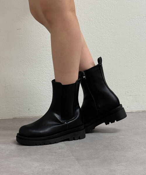 CIAOPANIC(チャオパニック)の「サイドゴアブーツ(ブーツ・レディース・ブラウン/ブラック・LARGE/SMALL/X-LARGE/MEDIUM)」の3枚目の写真