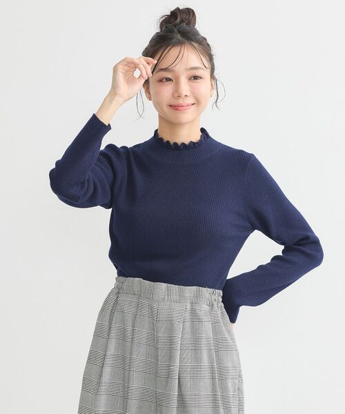 【最終価格】LACOSTE/ハイネックリブニットプルオーバー ラグウォームリブニット ハイネックプルオーバー（15-60EI12-204