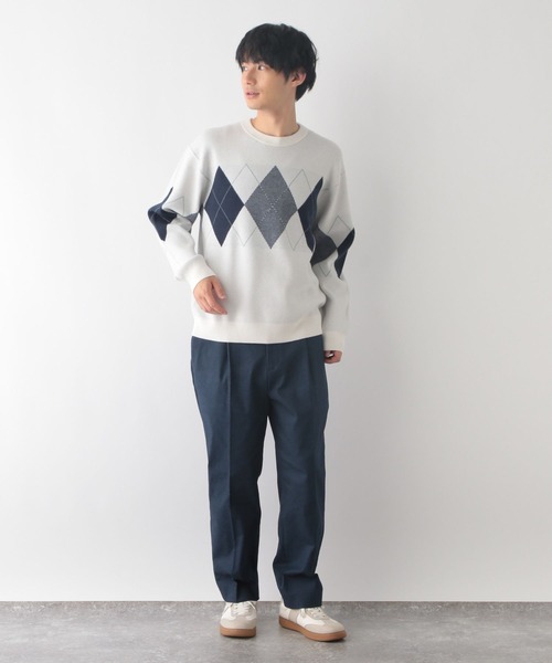 GLOBAL WORK（グローバルワーク）の「アーバンクリーンワイドデニム+WARM/115946（デニムパンツ・メンズ・ネイビー・SMALL/MEDIUM/LARGE/X-LARGE）」の15枚目の写真
