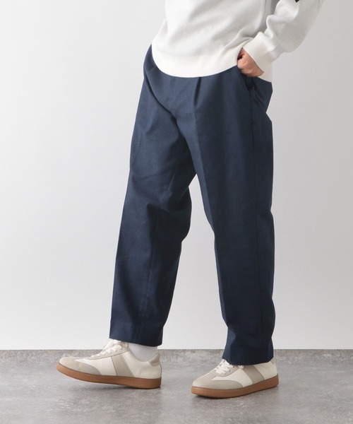 GLOBAL WORK（グローバルワーク）の「アーバンクリーンワイドデニム+WARM/115946（デニムパンツ・メンズ・ネイビー・SMALL/MEDIUM/LARGE/X-LARGE）」の14枚目の写真