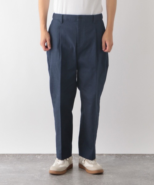 belvet ワイドデニムパンツ 新作 belvet ワイドデニムパンツ 新作 タック使いワイドデニムパンツ