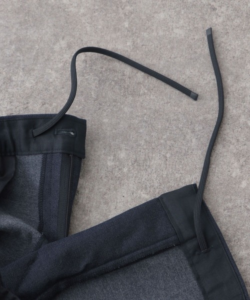 GLOBAL WORK（グローバルワーク）の「アーバンクリーンワイドデニム+WARM/115946（デニムパンツ・メンズ・ネイビー・SMALL/MEDIUM/LARGE/X-LARGE）」の2枚目の写真