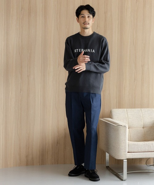 GLOBAL WORK（グローバルワーク）の「アーバンクリーンワイドデニム+WARM/115946（デニムパンツ・メンズ・ネイビー・SMALL/MEDIUM/LARGE/X-LARGE）」の18枚目の写真