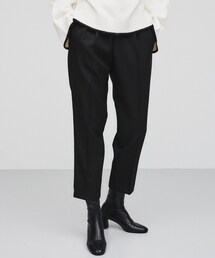 cloenc | ウールライク サイドラインテーパードパンツ(その他パンツ)