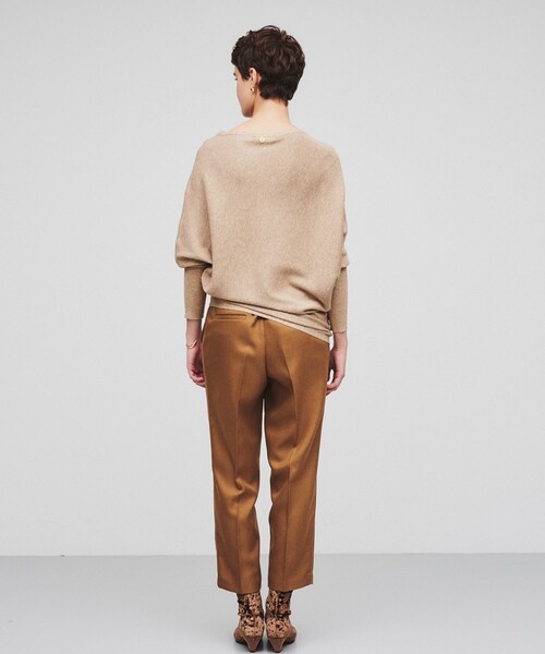 cloenc（クロエンス）の「◆【手洗い可】タックテーパードパンツ（その他パンツ・レディース・ダークグレー/キャメル/ブラック・03/02/01）」の6枚目の写真