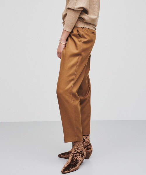 cloenc（クロエンス）の「◆【手洗い可】タックテーパードパンツ（その他パンツ・レディース・ダークグレー/キャメル/ブラック・03/02/01）」の8枚目の写真