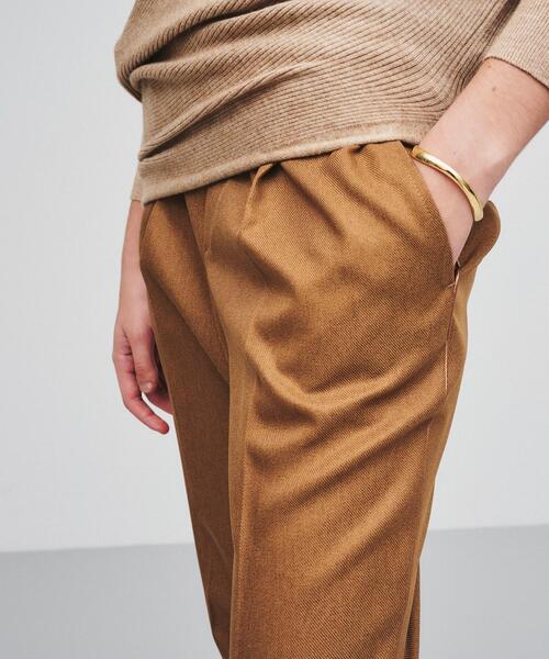 cloenc（クロエンス）の「◆【手洗い可】タックテーパードパンツ（その他パンツ・レディース・ダークグレー/キャメル/ブラック・03/02/01）」の10枚目の写真
