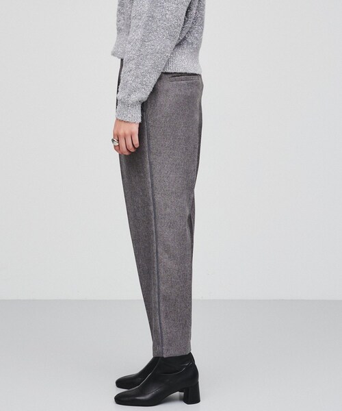 cloenc（クロエンス）の「◆【手洗い可】タックテーパードパンツ（その他パンツ・レディース・ダークグレー/キャメル/ブラック・03/02/01）」の14枚目の写真