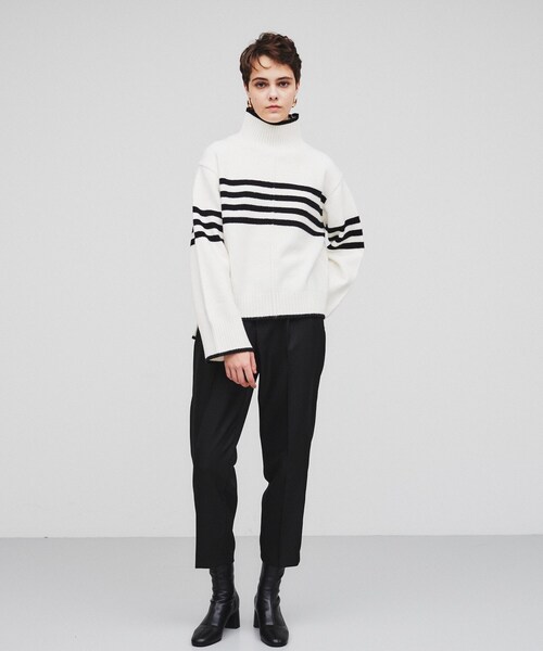 cloenc（クロエンス）の「◆【手洗い可】タックテーパードパンツ（その他パンツ・レディース・ダークグレー/キャメル/ブラック・03/02/01）」の18枚目の写真