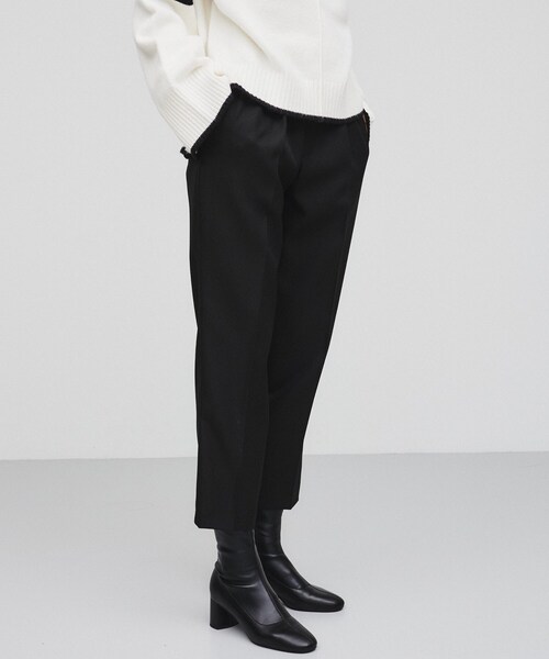 cloenc（クロエンス）の「◆【手洗い可】タックテーパードパンツ（その他パンツ・レディース・ダークグレー/キャメル/ブラック・03/02/01）」の21枚目の写真