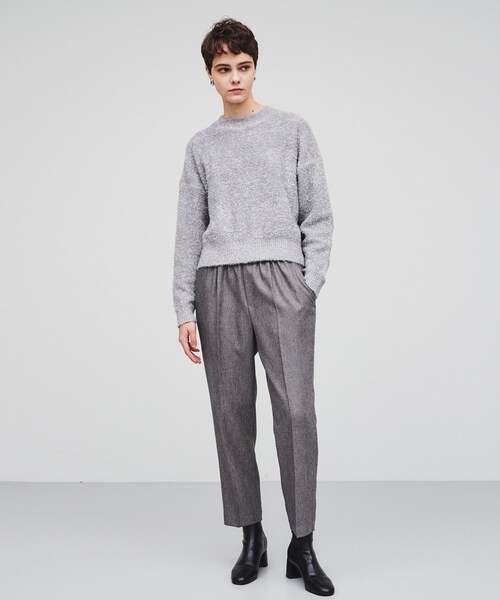 cloenc（クロエンス）の「◆【手洗い可】タックテーパードパンツ（その他パンツ・レディース・ダークグレー/キャメル/ブラック・03/02/01）」の3枚目の写真