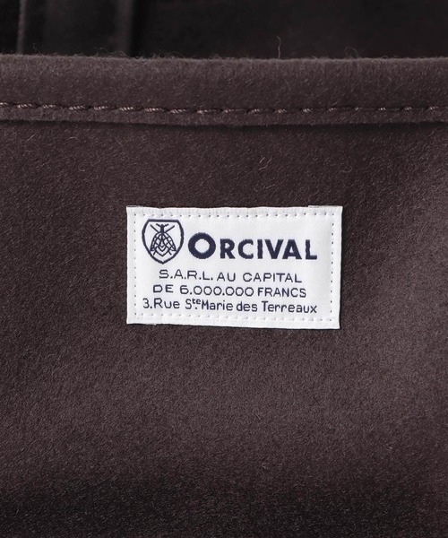 ORCIVAL（オーシバル）の「ORCIVAL　MELTON TOTE BAG SMALL（トートバッグ・レディース・グレー/ベージュ/ブラウン・FREE）」の12枚目の写真