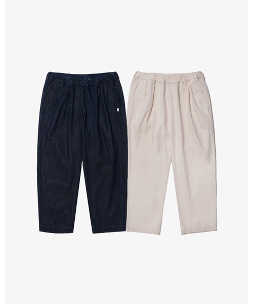 KEBOZ（ケボズ）の「SOFT DENIM EASY PANTS（デニムパンツ・メンズ・オフホワイト/ブルー・M/L/XL）」の10枚目の写真