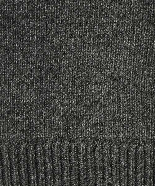 SHOO・LA・RUE（シューラルー）の「【S－LL】スキッパー衿付きニット（ニット/セーター・レディース・ダークグレー/ベージュ/グリーン系・04/03/02/01）」の7枚目の写真