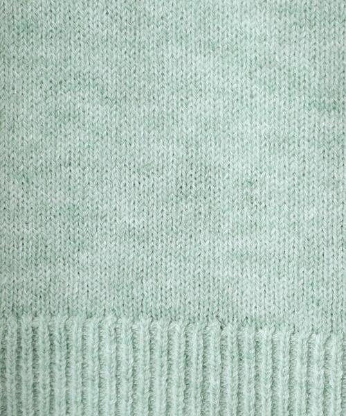 SHOO・LA・RUE（シューラルー）の「【S－LL】スキッパー衿付きニット（ニット/セーター・レディース・ダークグレー/ベージュ/グリーン系・04/03/02/01）」の11枚目の写真