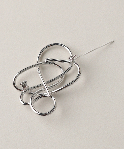 Spick & Span（スピックアンドスパン）の「Spick & Span ブローチツキストール（ストール/ショール・レディース・ベージュ系その他/グレー・FREE）」の14枚目の写真