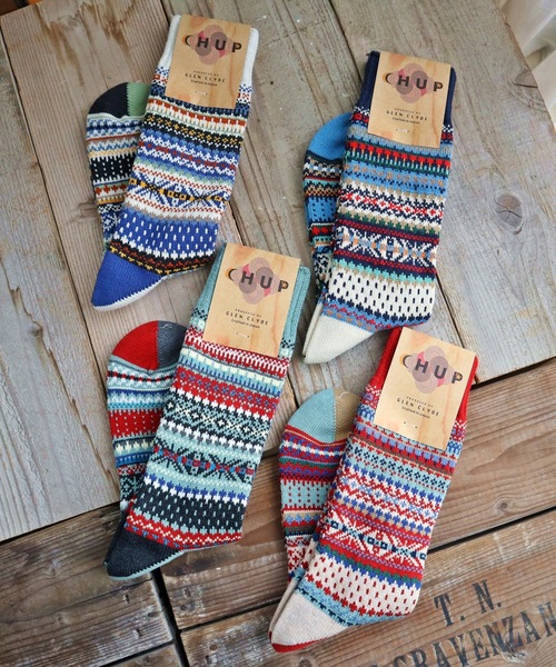 CHUP(チュプ)の「CHUP(チュプ) "SNOW DROP(スノードロップ)" ソックス 数量限定生産(ソックス/靴下・レディース・ミント/ネイビー/オートミール/レッド・MEDIUM/SMALL)」の6枚目の写真