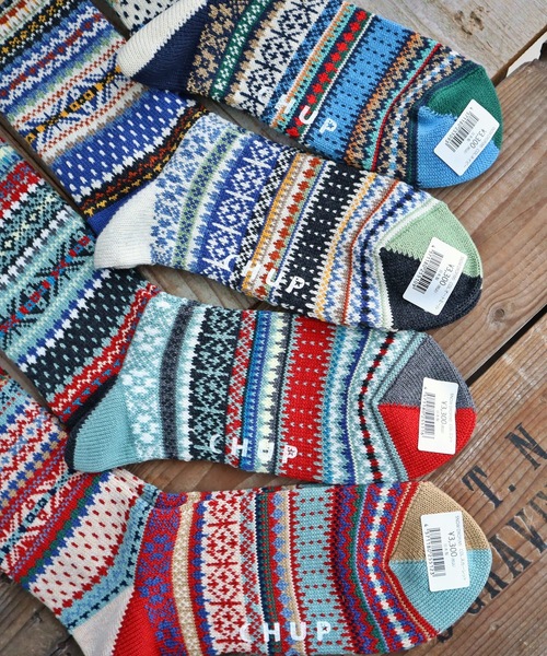 CHUP(チュプ)の「CHUP(チュプ) "SNOW DROP(スノードロップ)" ソックス 数量限定生産(ソックス/靴下・レディース・ミント/ネイビー/オートミール/レッド・MEDIUM/SMALL)」の10枚目の写真