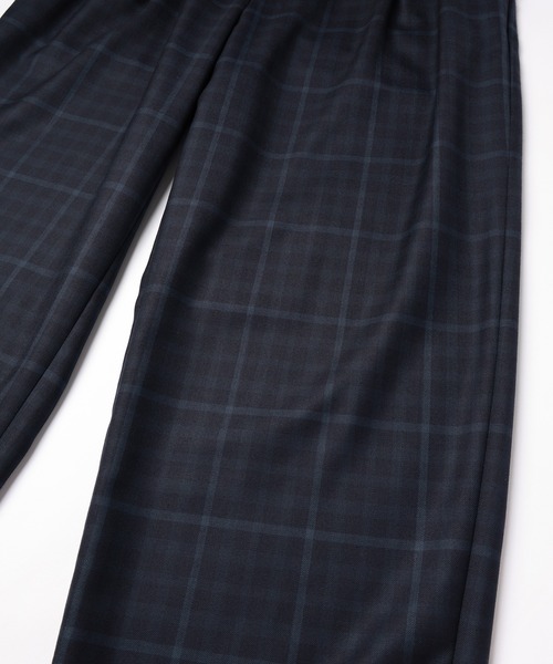 CULLNI for DAKS LONDON Tuck Pants with Long Belt（スラックス