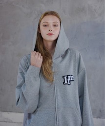 LANTINAM（ランティナム）の「【ユニセックス】ジップパーカー　オーバーサイズ（Tシャツ/カットソー）」