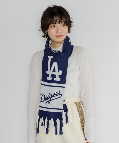 AMERICAN RAG CIE（アメリカンラグシー）の「【MEN , WOMEN】MLB TEAM MUFF（マフラー・メンズ・ネイビー/ダークブルー・FREE）」の6枚目の写真