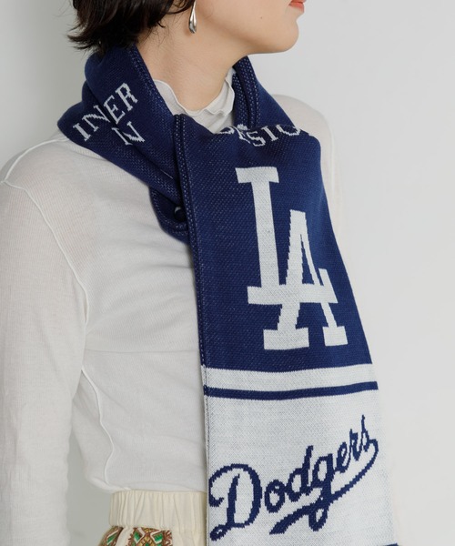 AMERICAN RAG CIE（アメリカンラグシー）の「【MEN , WOMEN】MLB TEAM MUFF（マフラー・メンズ・ネイビー/ダークブルー・FREE）」の8枚目の写真