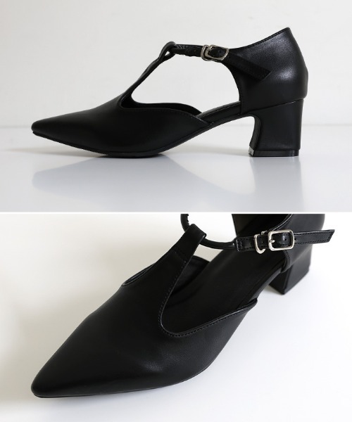 ポインテッドTストラップパンプス（パンプス）｜select MOCA（セレクト