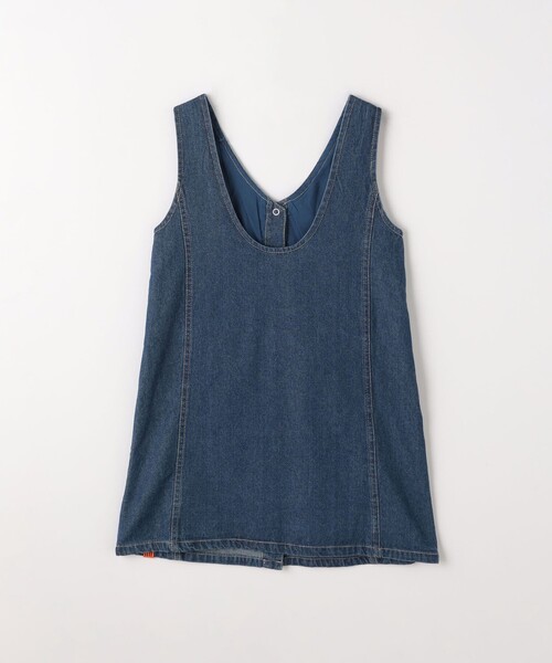 UNIVERSAL OVERALL（ユニバーサルオーバーオール）の「【別注】＜UNIVERSAL OVERALL＞TJ デニム 2WAYジャンパースカート / キッズ  100cm-130cm（ワンピース・キッズ・ダークグレー/コバルトブルー・XS(100-110cm)/S(120-130cm)）」の4枚目の写真