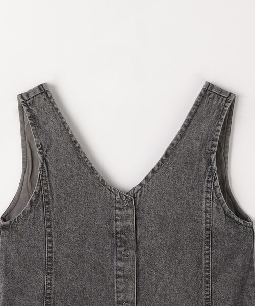 UNIVERSAL OVERALL（ユニバーサルオーバーオール）の「【別注】＜UNIVERSAL OVERALL＞TJ デニム 2WAYジャンパースカート / キッズ  100cm-130cm（ワンピース・キッズ・ダークグレー/コバルトブルー・XS(100-110cm)/S(120-130cm)）」の8枚目の写真