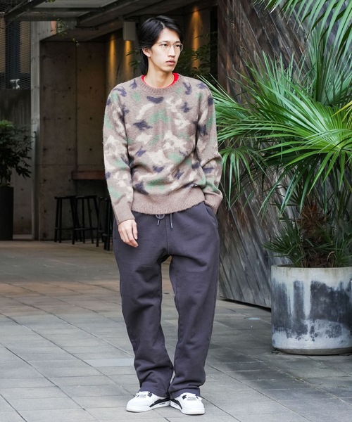 セール】KNIT/BANKS(バンクス)リラックスサイジングカモフラージュ