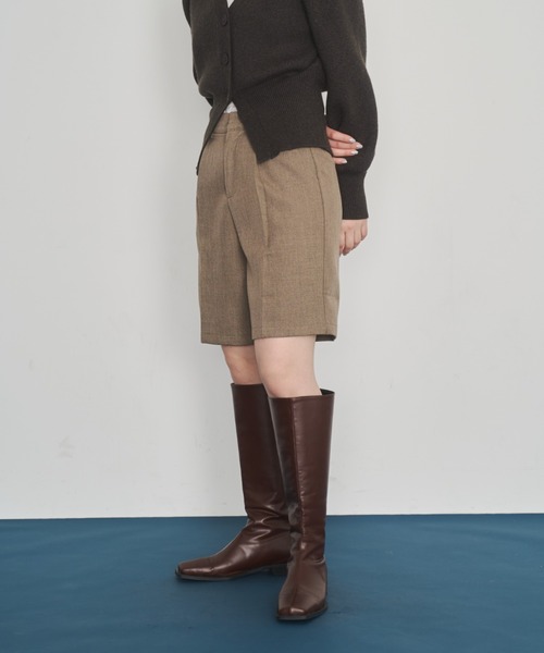 Happy John（ハッピージョン）の「basic half pants/ベーシックハーフパンツ（その他パンツ・レディース・ブラック/ベージュ・SMALL/MEDIUM）」の13枚目の写真