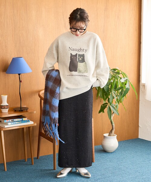 限定展開 いたずらキャット 裏起毛 スウェット（スウェット）｜FREAK'S STORE（フリークスストア）